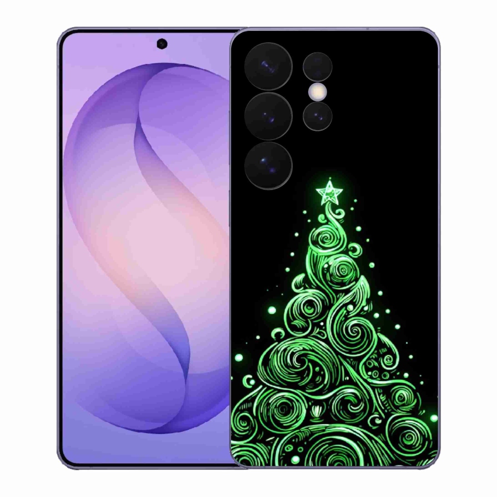 Gélový kryt mmCase na Samsung Galaxy S26 Ultra - neónový vianočný stromček 3