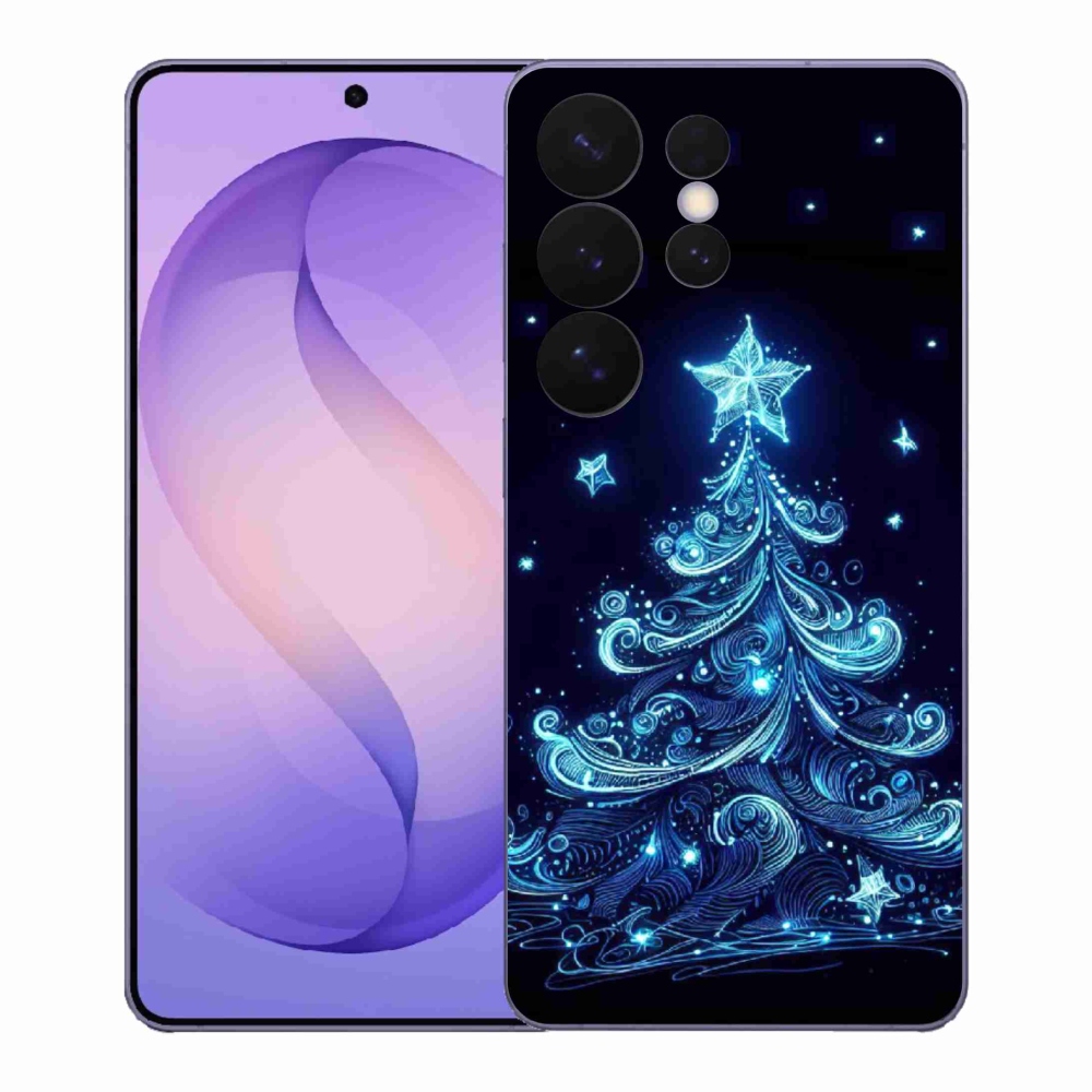 Gélový kryt mmCase na Samsung Galaxy S26 Ultra - neónový vianočný stromček 4