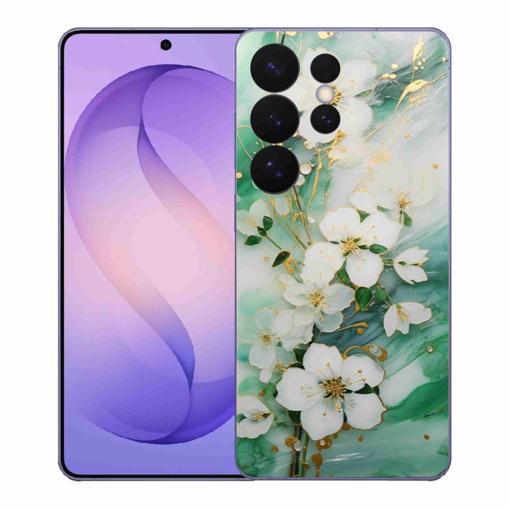 Gélový kryt mmCase na Samsung Galaxy S26 Ultra - nežné kvety