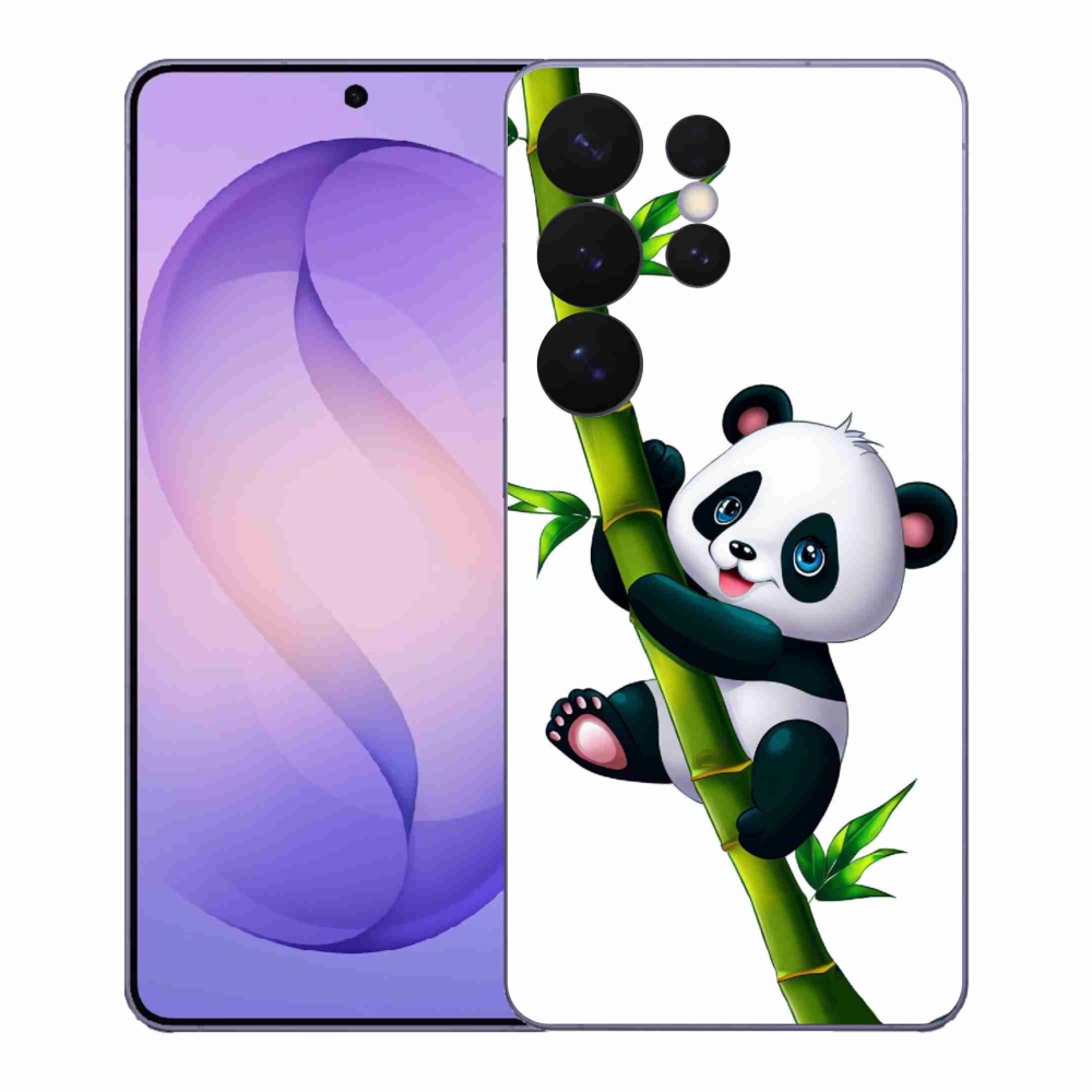 Gélový kryt mmCase na Samsung Galaxy S26 Ultra - panda na bambuse