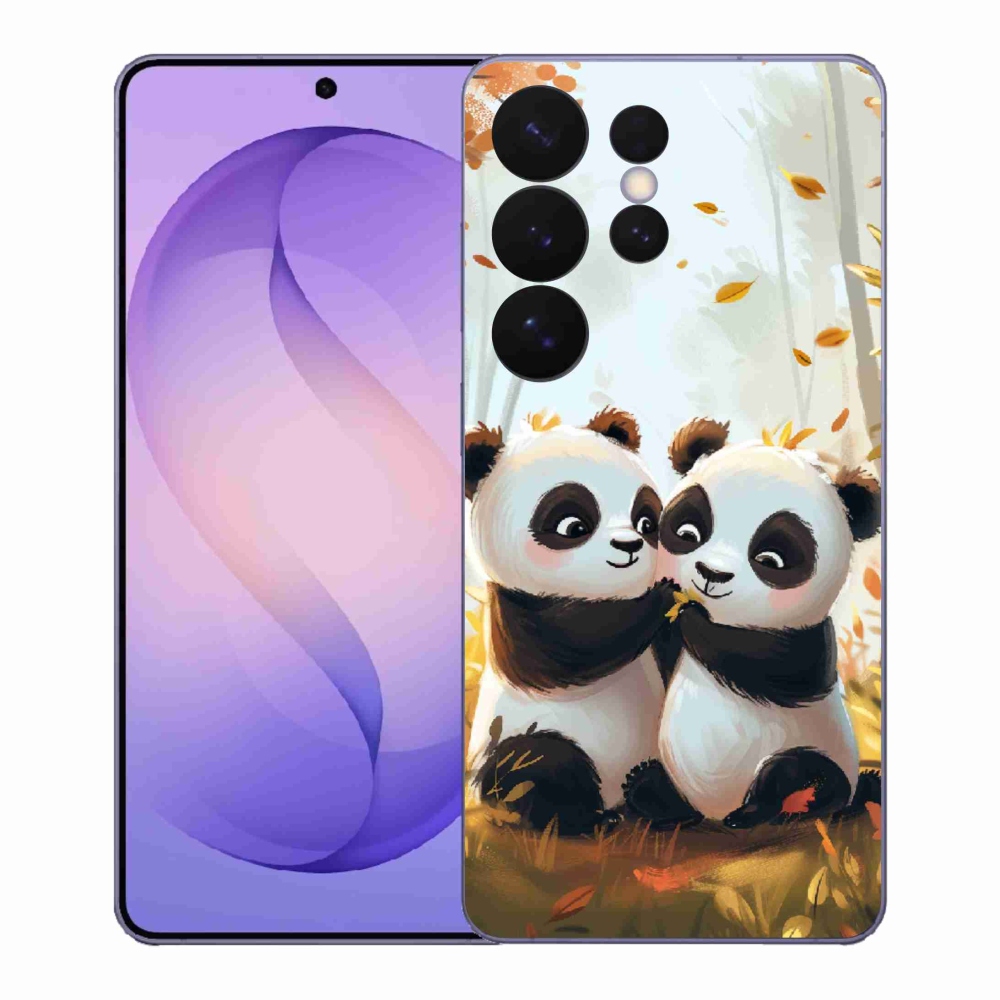 Gélový kryt mmCase na Samsung Galaxy S26 Ultra - pandy