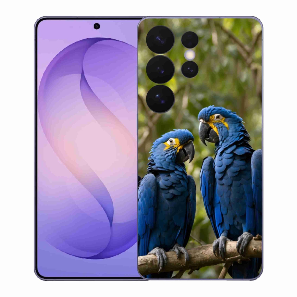 Gélový kryt mmCase na Samsung Galaxy S26 Ultra - papagájové duo