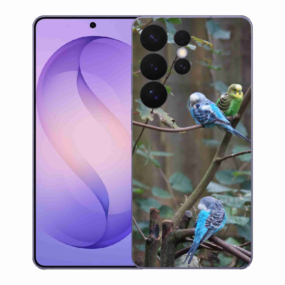 Gélový kryt mmCase na Samsung Galaxy S26 Ultra - papagáje na vetve