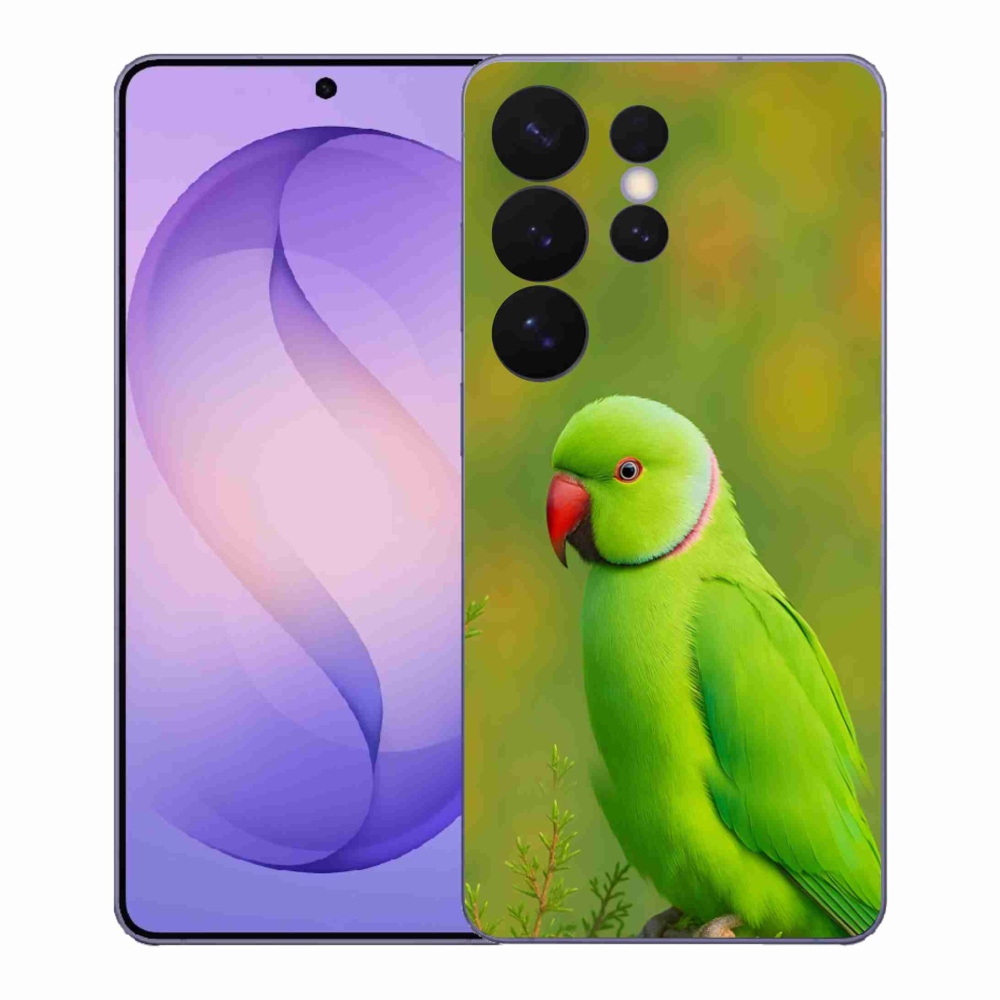 Gélový kryt mmCase na Samsung Galaxy S26 Ultra - papagáj Alexander 2