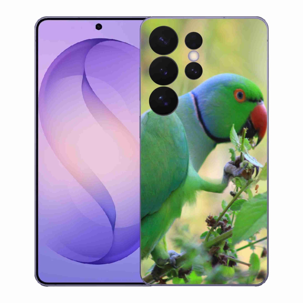 Gélový kryt mmCase na Samsung Galaxy S26 Ultra - papagáj Alexandr