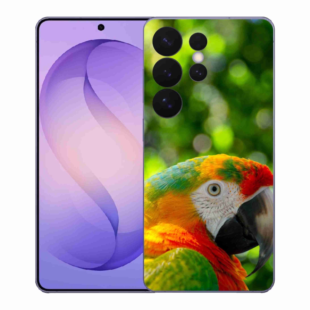 Gélový kryt mmCase na Samsung Galaxy S26 Ultra - papagáj ara 3