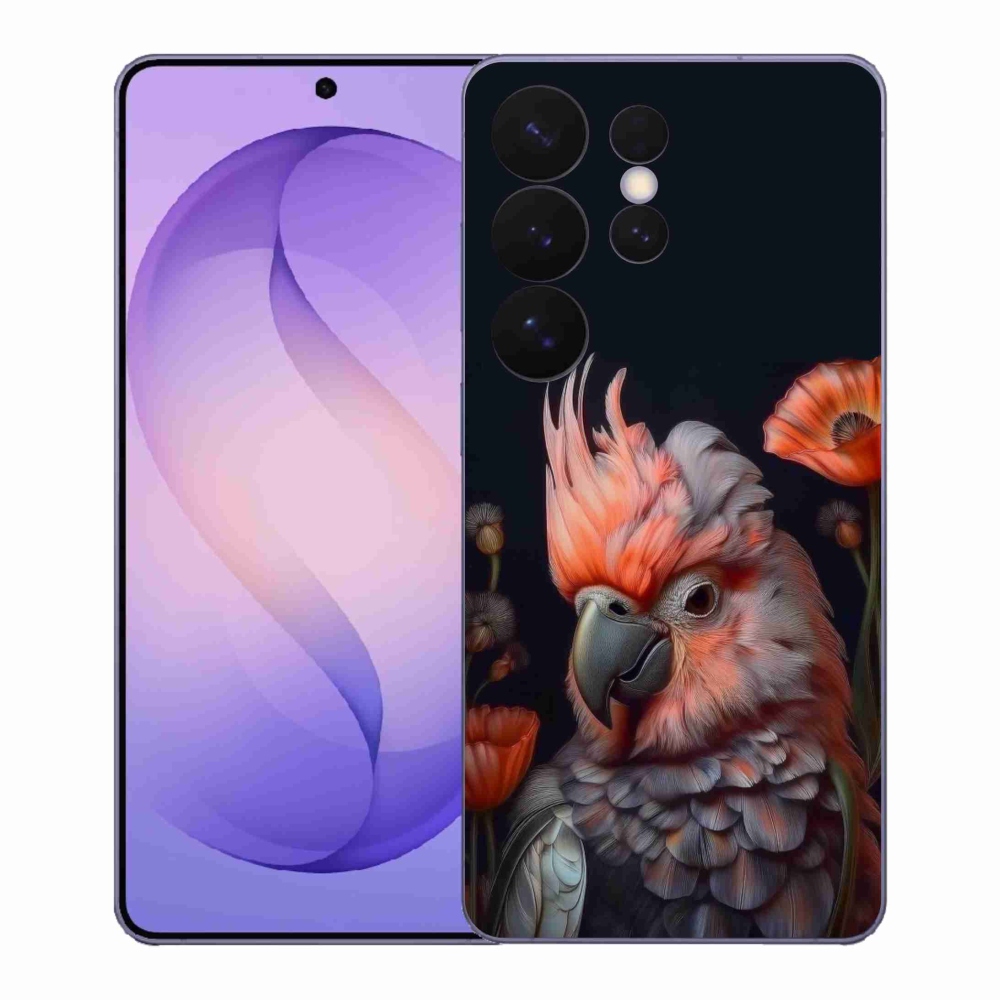 Gélový kryt mmCase na Samsung Galaxy S26 Ultra - papagáj kakadu vo farbách
