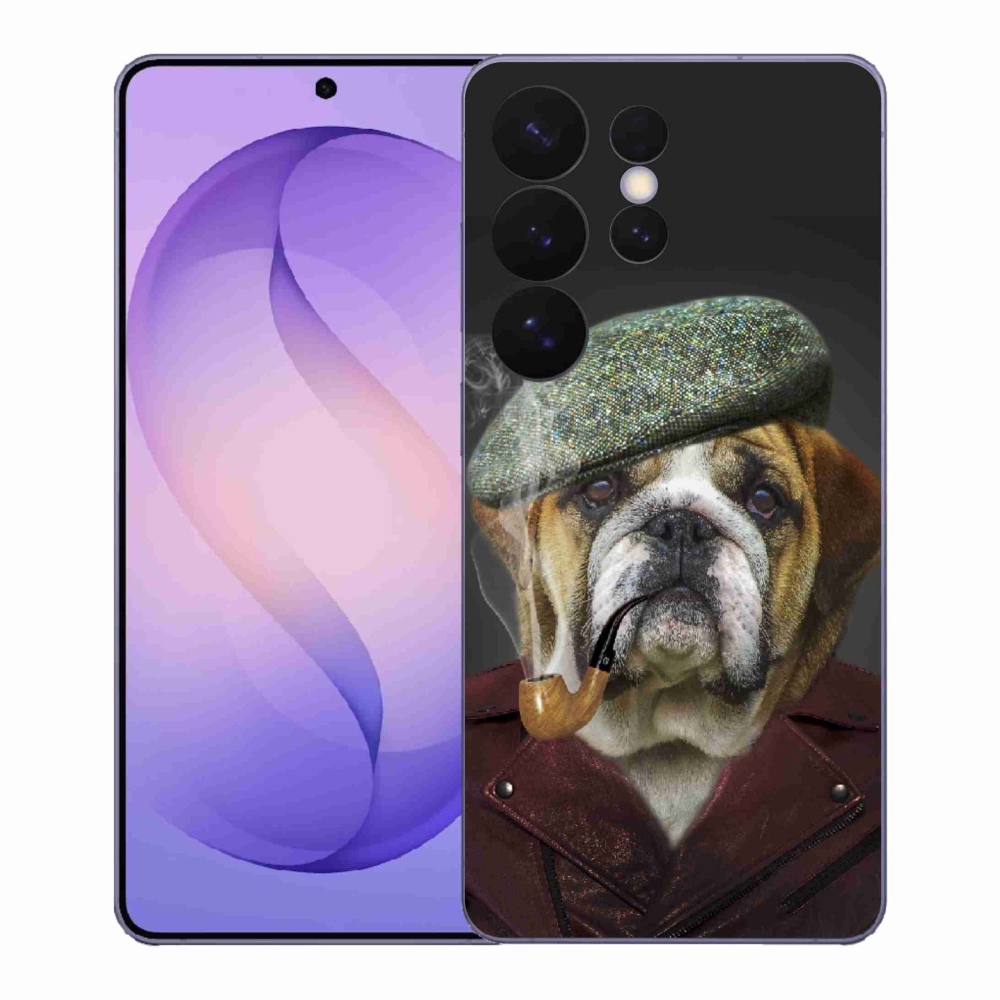 Gélový kryt mmCase na Samsung Galaxy S26 Ultra - pes s fajkou
