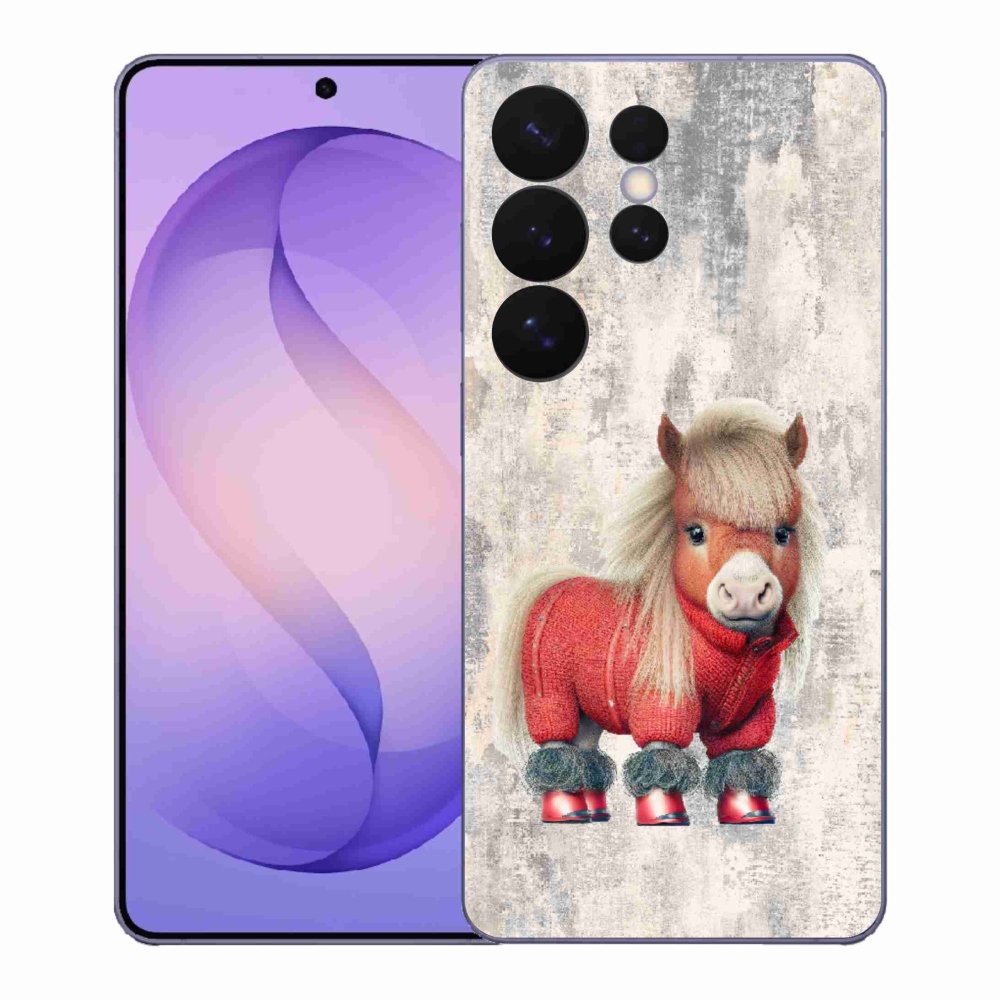 Gélový kryt mmCase na Samsung Galaxy S26 Ultra - poník vo svetri