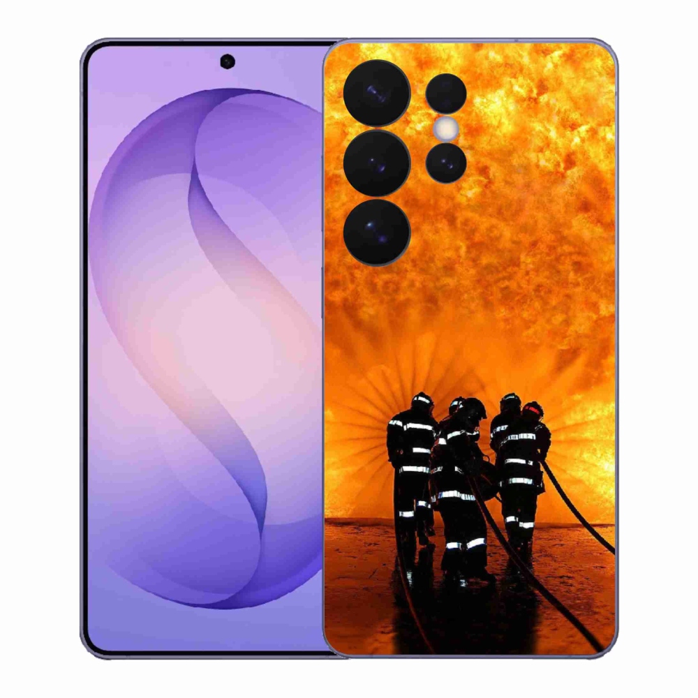 Gélový kryt mmCase na Samsung Galaxy S26 Ultra - požiar