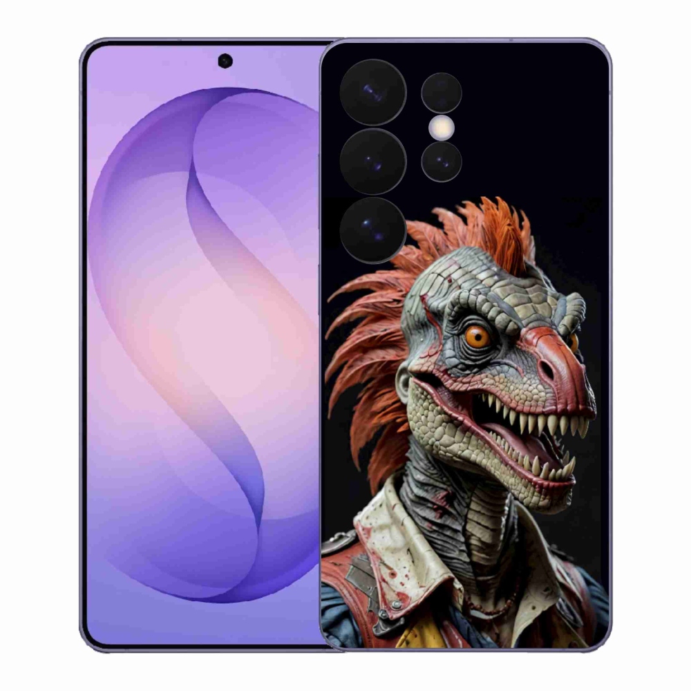 Gélový kryt mmCase na Samsung Galaxy S26 Ultra - punk dinosaurus