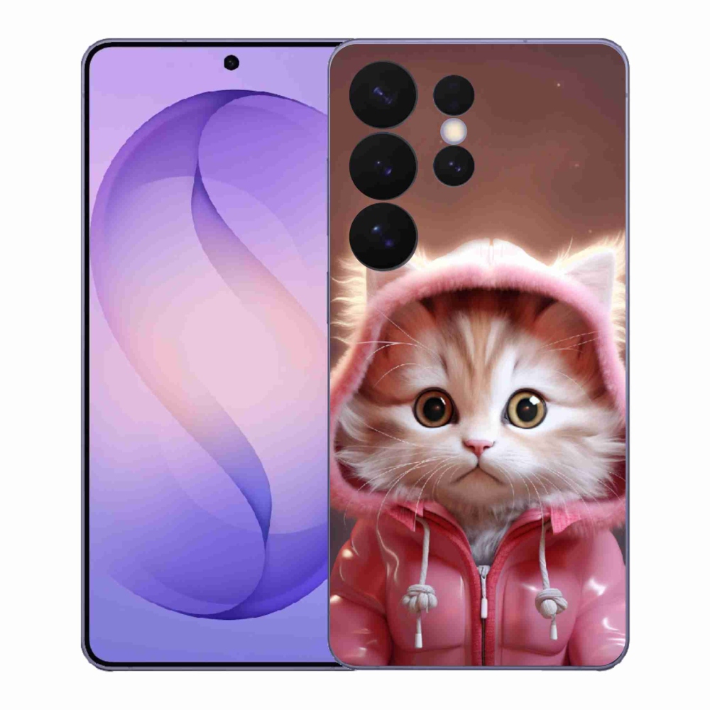 Gélový kryt mmCase na Samsung Galaxy S26 Ultra - roztomilé mačiatko 3