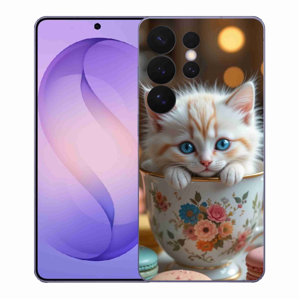 Gélový kryt mmCase na Samsung Galaxy S26 Ultra - roztomilé mačiatko 6