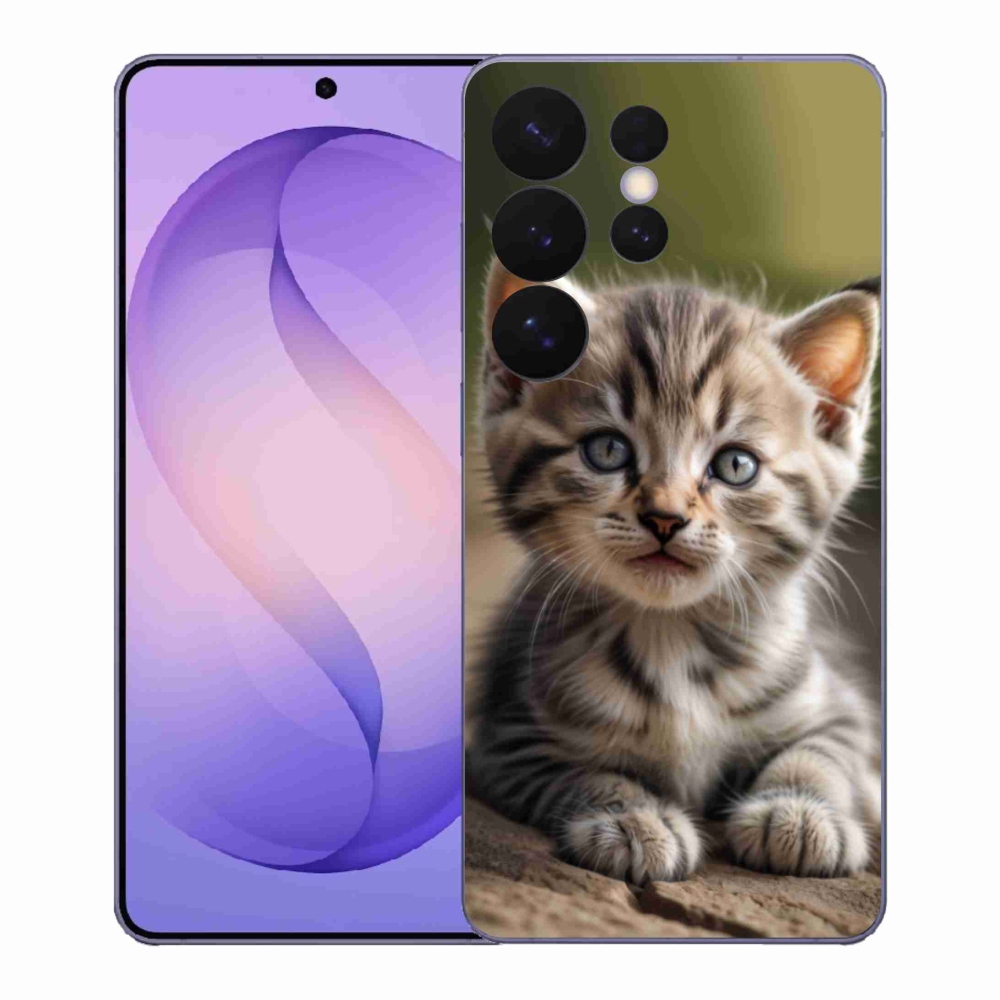 Gélový kryt mmCase na Samsung Galaxy S26 Ultra - roztomilé mačiatko 9