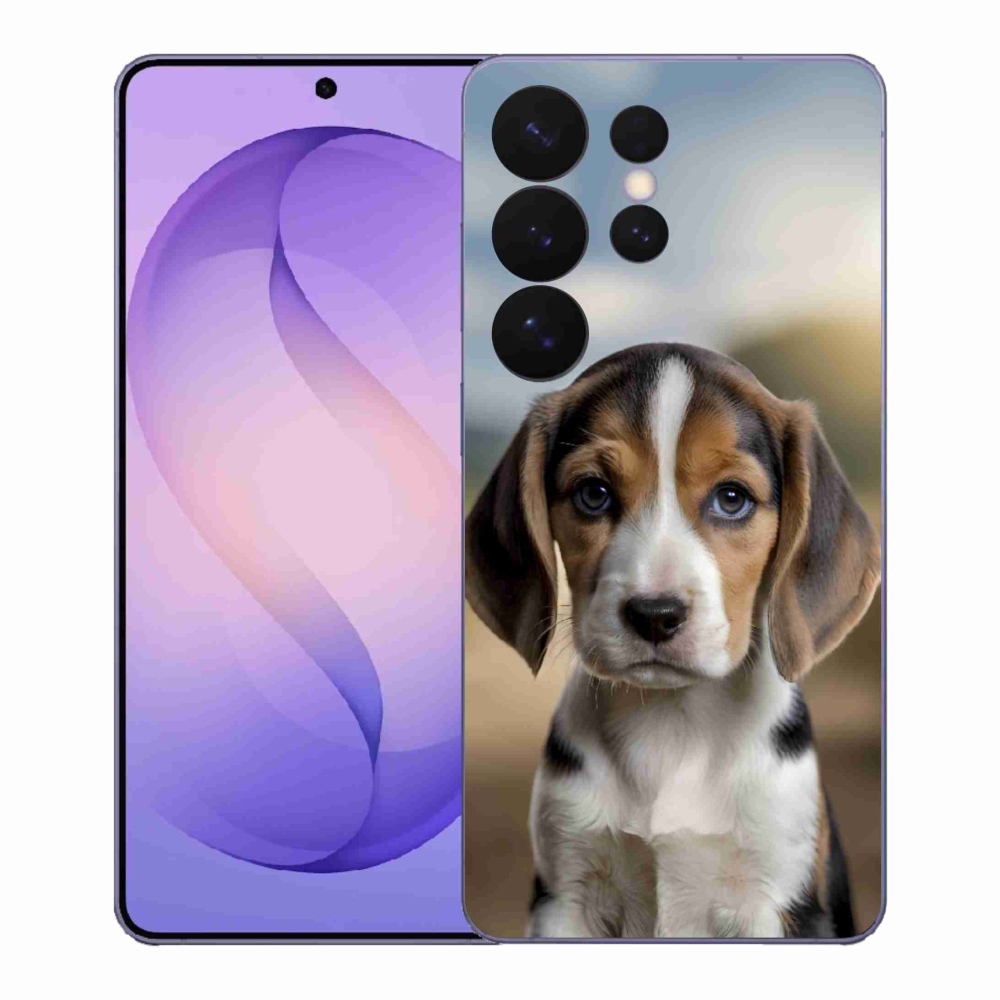 Gélový kryt mmCase na Samsung Galaxy S26 Ultra - roztomilý bígl