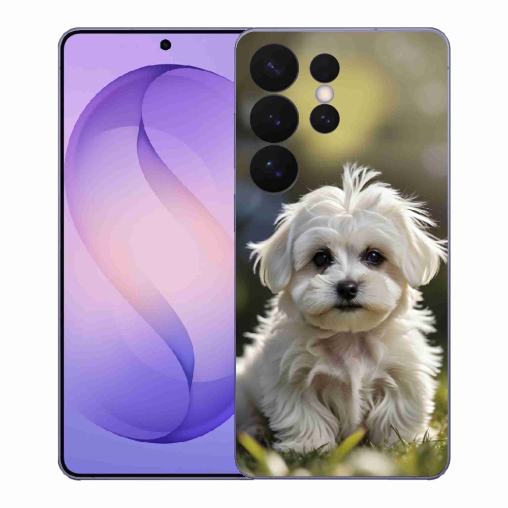 Gélový kryt mmCase na Samsung Galaxy S26 Ultra - roztomilý maltézsky psík