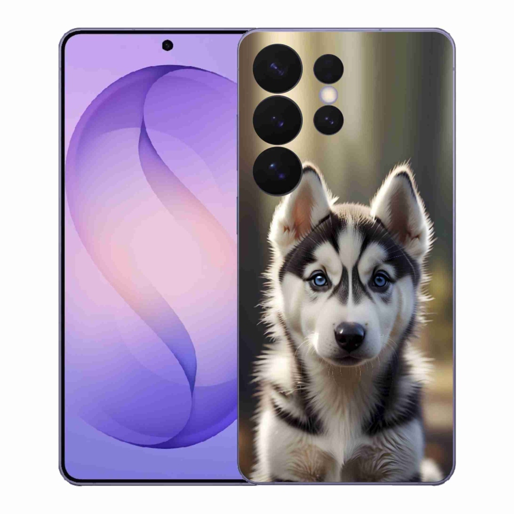 Gélový kryt mmCase na Samsung Galaxy S26 Ultra - roztomilý sibírsky husky
