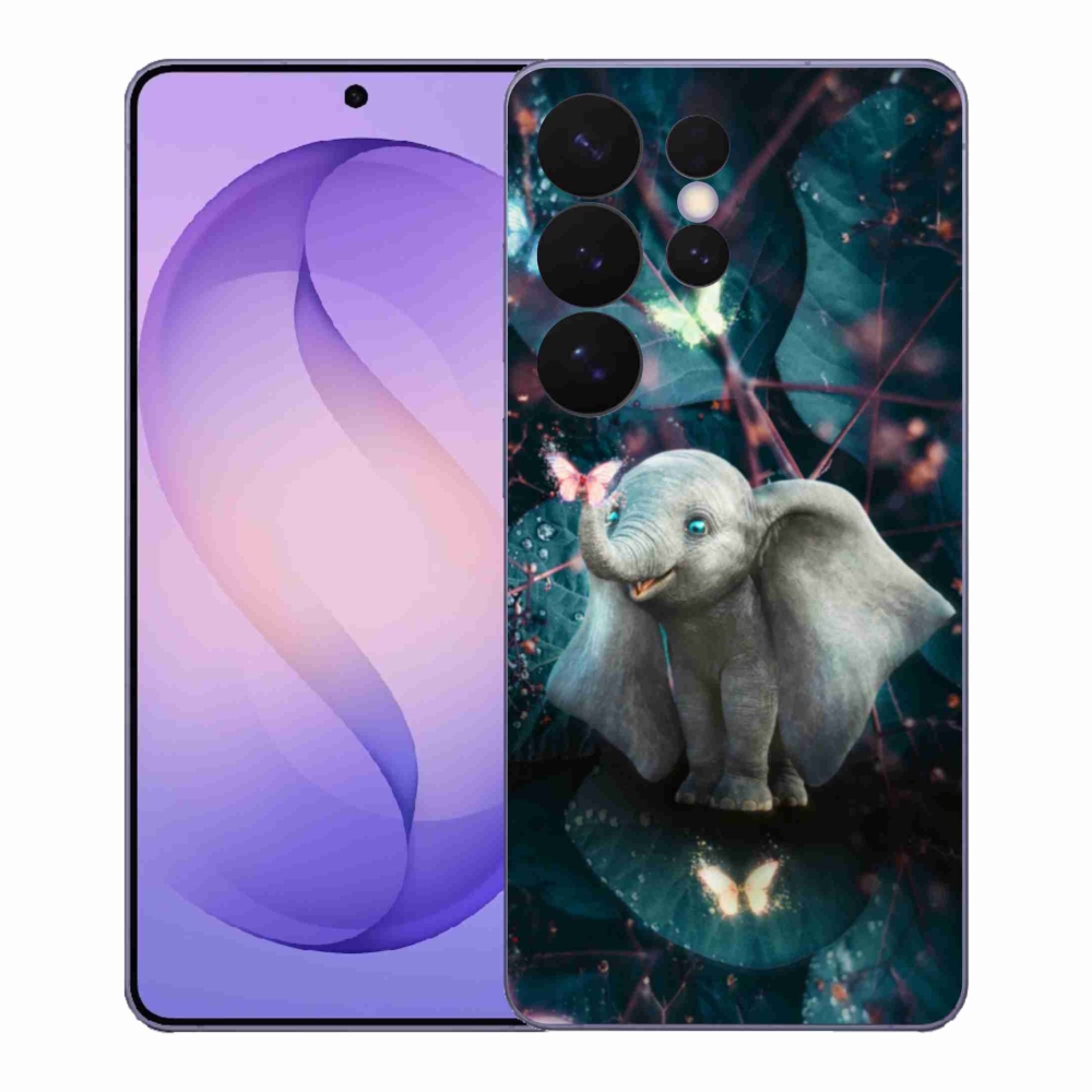 Gélový kryt mmCase na Samsung Galaxy S26 Ultra - roztomilý slon