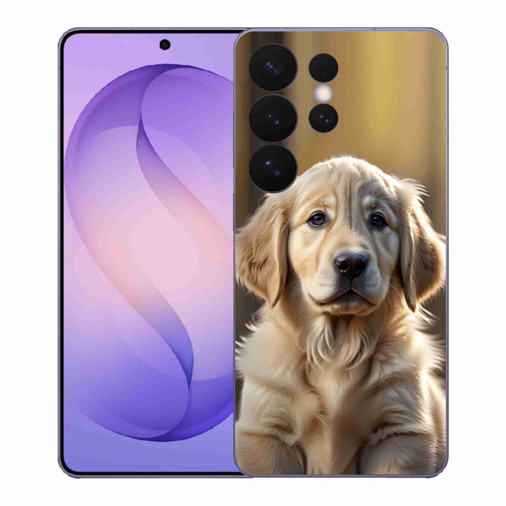 Gélový kryt mmCase na Samsung Galaxy S26 Ultra - roztomilý zlatý retriever