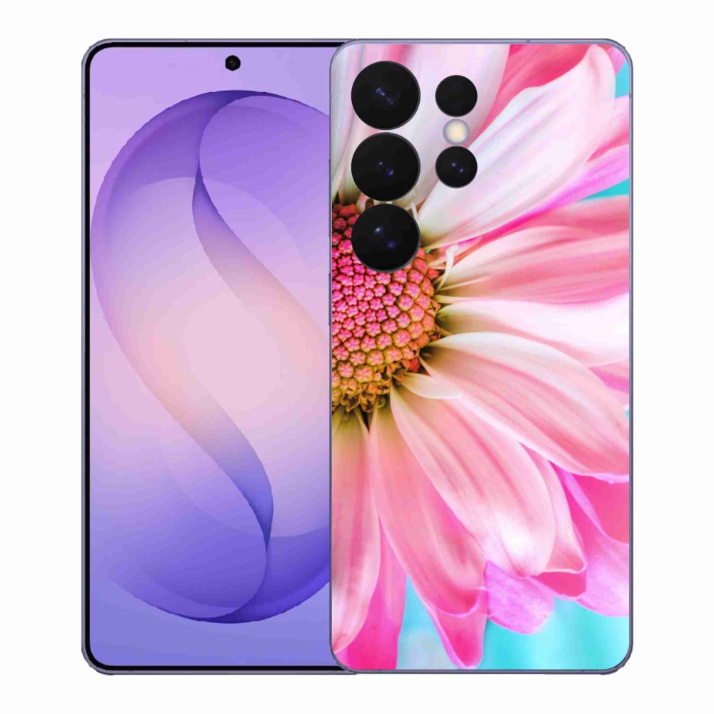 Gélový kryt mmCase na Samsung Galaxy S26 Ultra - ružová kvetina