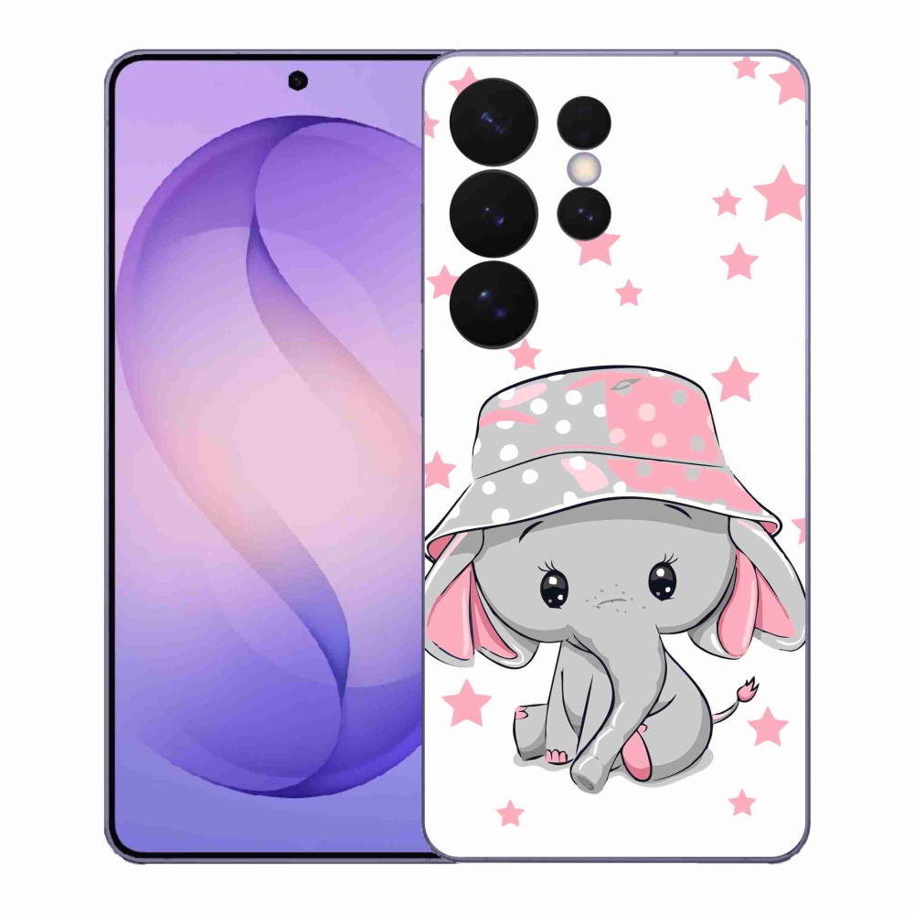 Gélový kryt mmCase na Samsung Galaxy S26 Ultra - ružový slon
