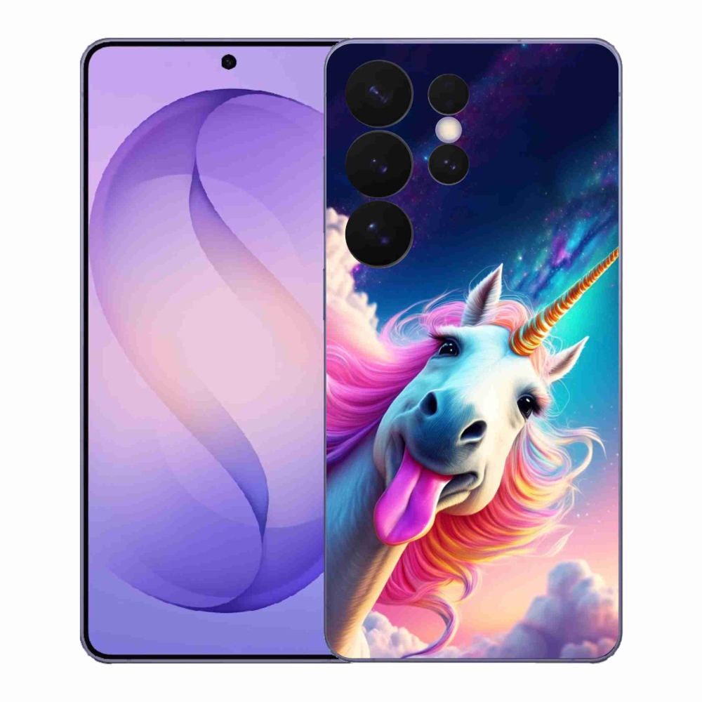 Gélový kryt mmCase na Samsung Galaxy S26 Ultra - šialený jednorožec