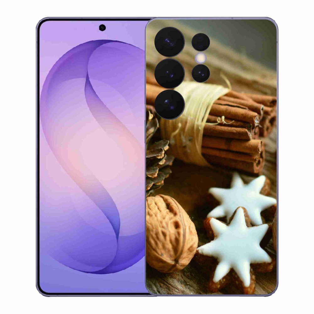 Gélový kryt mmCase na Samsung Galaxy S26 Ultra - škorica a perníčky