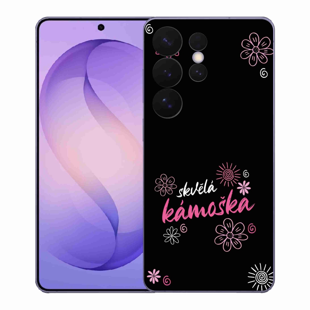 Gélový kryt mmCase na Samsung Galaxy S26 Ultra - skvelá kamoška čierne pozadie