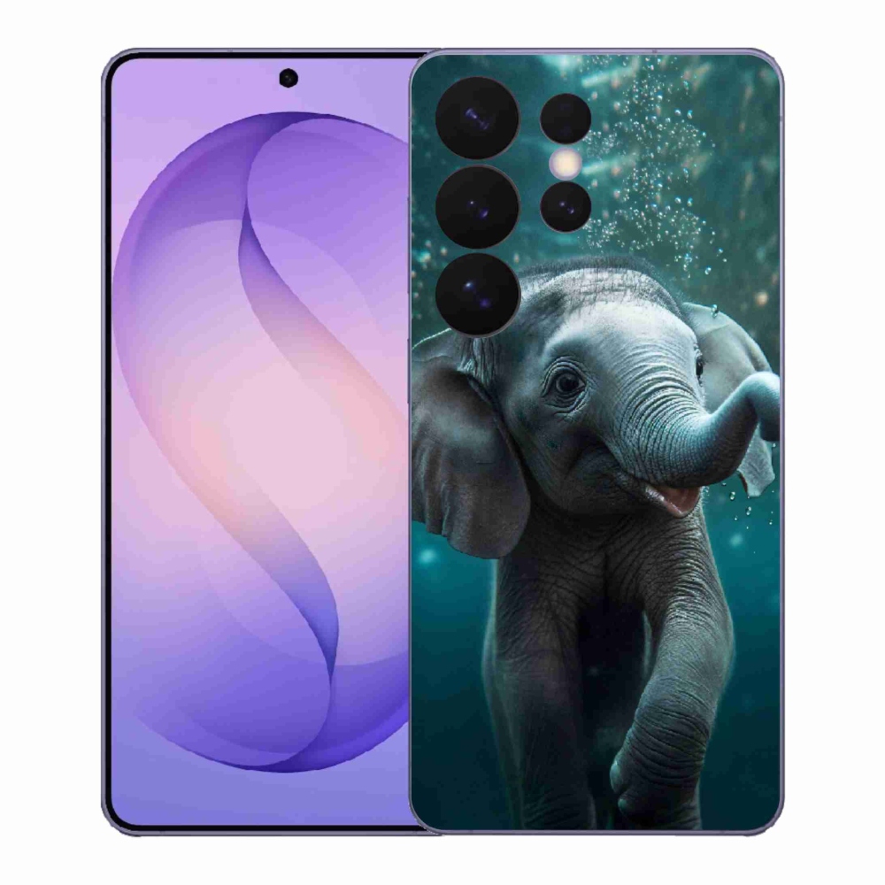 Gélový kryt mmCase na Samsung Galaxy S26 Ultra - sloník pod vodou