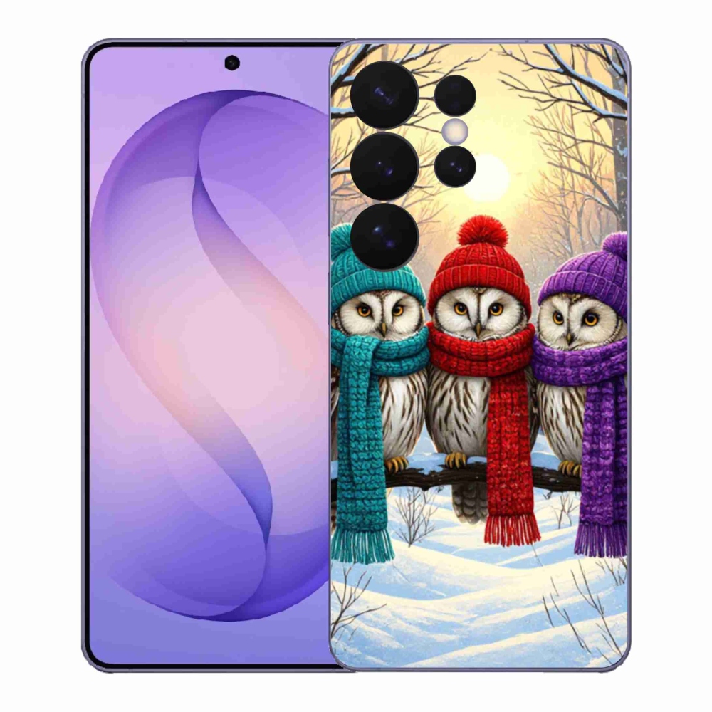 Gélový kryt mmCase na Samsung Galaxy S26 Ultra - soví priatelia