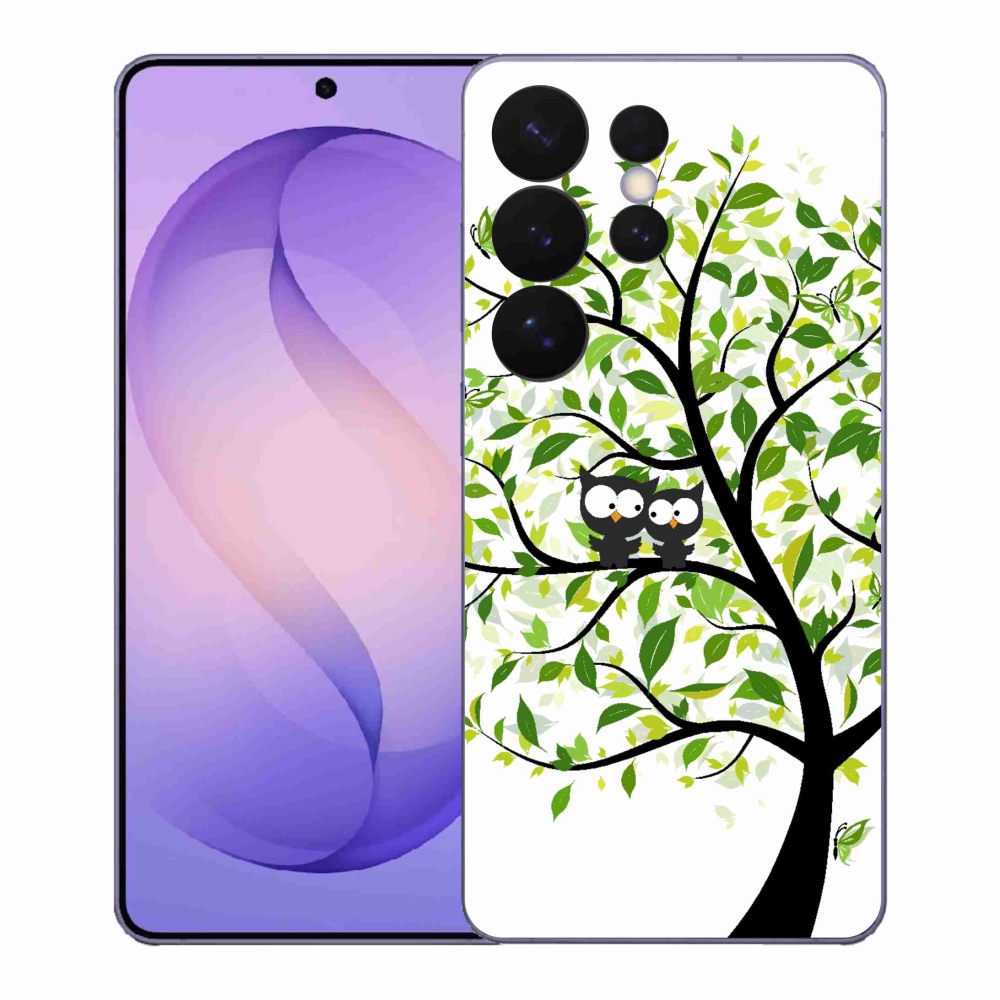Gélový kryt mmCase na Samsung Galaxy S26 Ultra - malej sovy na strome