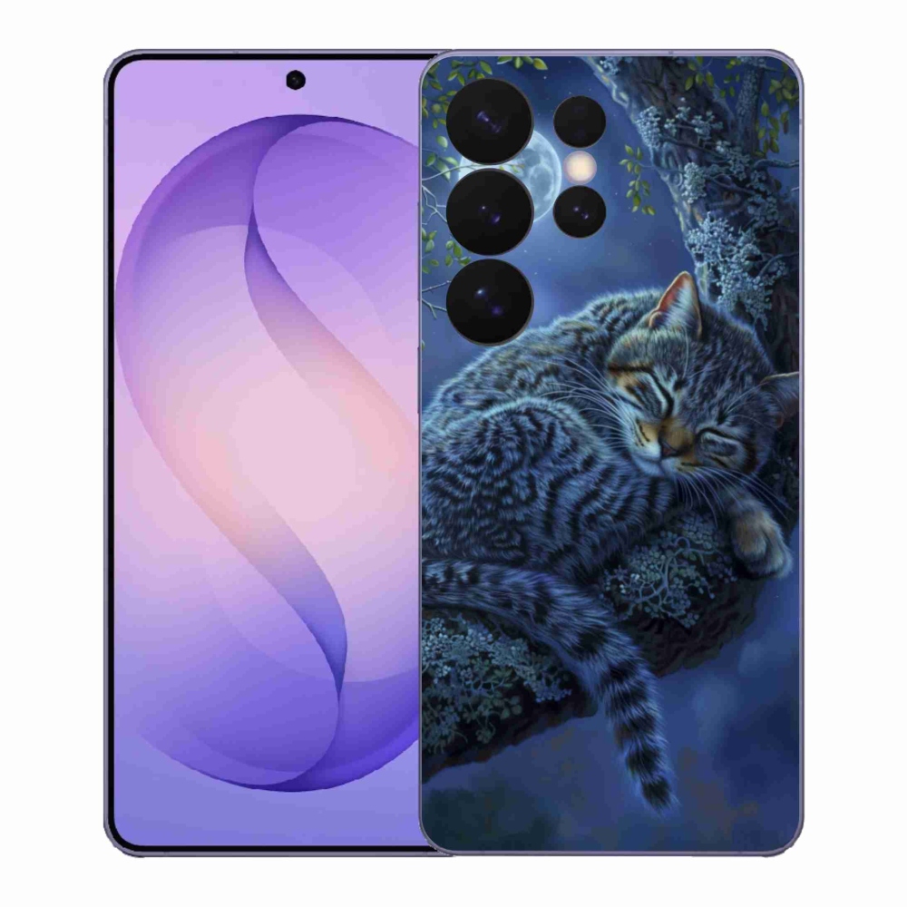Gélový kryt mmCase na Samsung Galaxy S26 Ultra - spiaca mačka