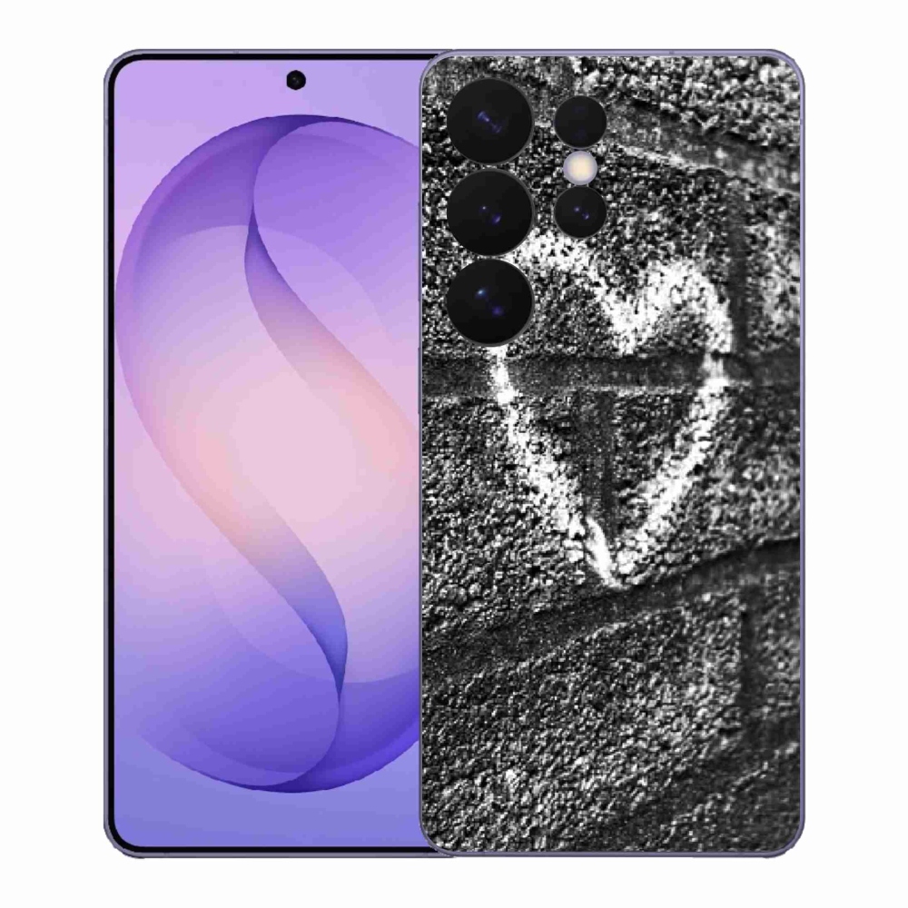 Gélový kryt mmCase na Samsung Galaxy S26 Ultra - srdce na stene