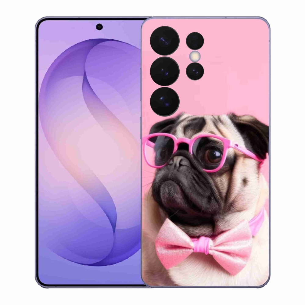 Gélový kryt mmCase na Samsung Galaxy S26 Ultra - štýlový mops