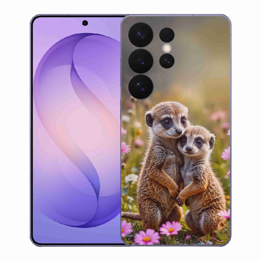 Gélový kryt mmCase na Samsung Galaxy S26 Ultra - surikatí duo