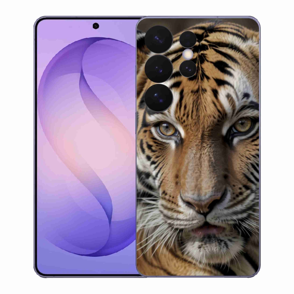 Gélový kryt mmCase na Samsung Galaxy S26 Ultra - tigrie pohľad