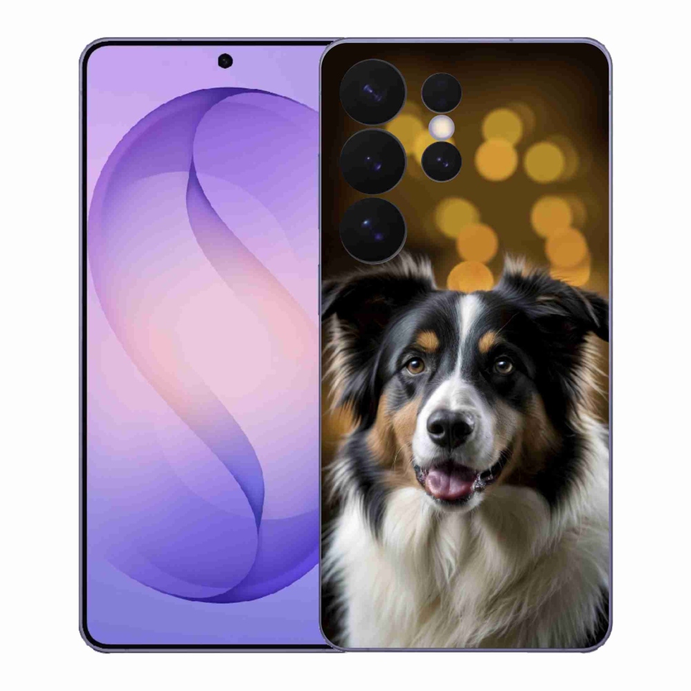 Gélový kryt mmCase na Samsung Galaxy S26 Ultra - usmievavý austrálsky ovčiak