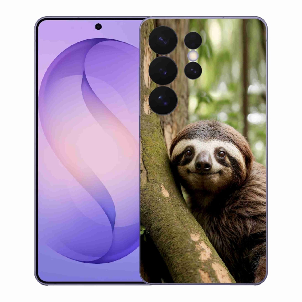 Gélový kryt mmCase na Samsung Galaxy S26 Ultra - usmievavý leňochod