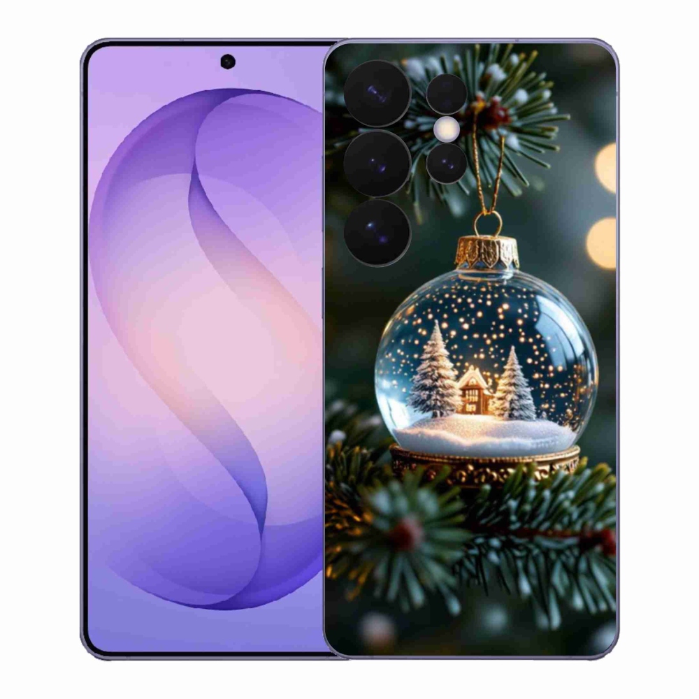 Gélový kryt mmCase na Samsung Galaxy S26 Ultra - vianočné gule 2