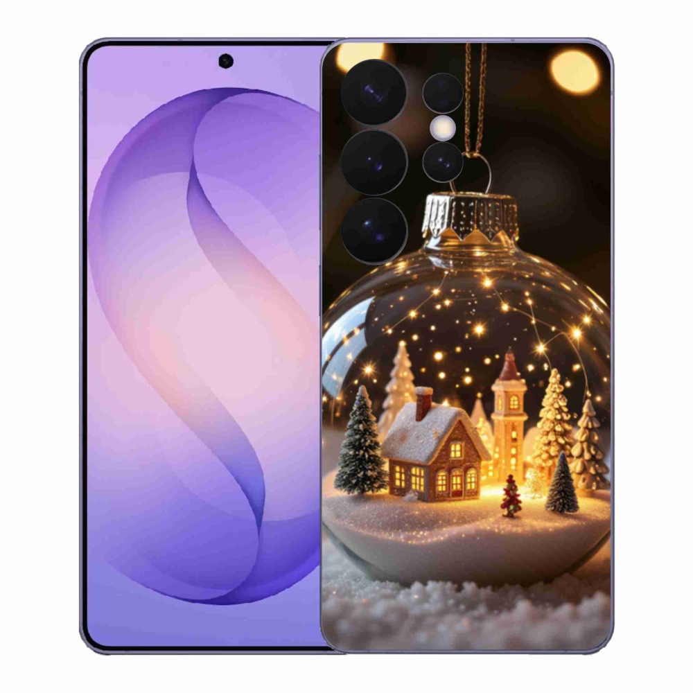 Gélový kryt mmCase na Samsung Galaxy S26 Ultra - vianočné gule 3