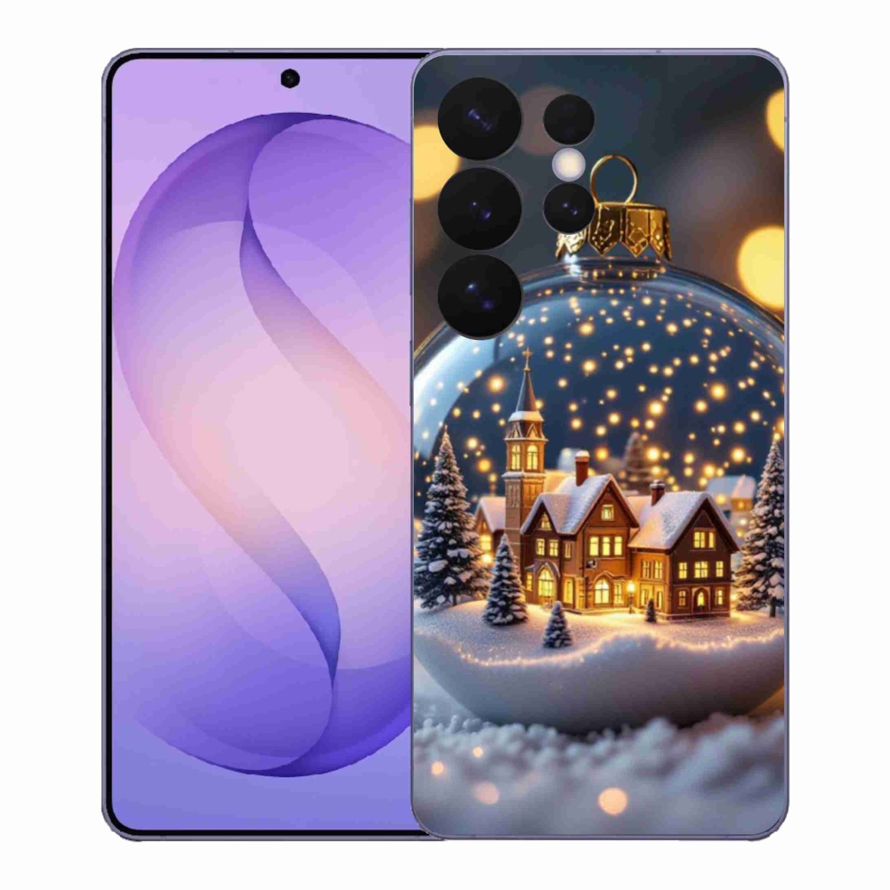 Gélový kryt mmCase na Samsung Galaxy S26 Ultra - vianočné gule 4