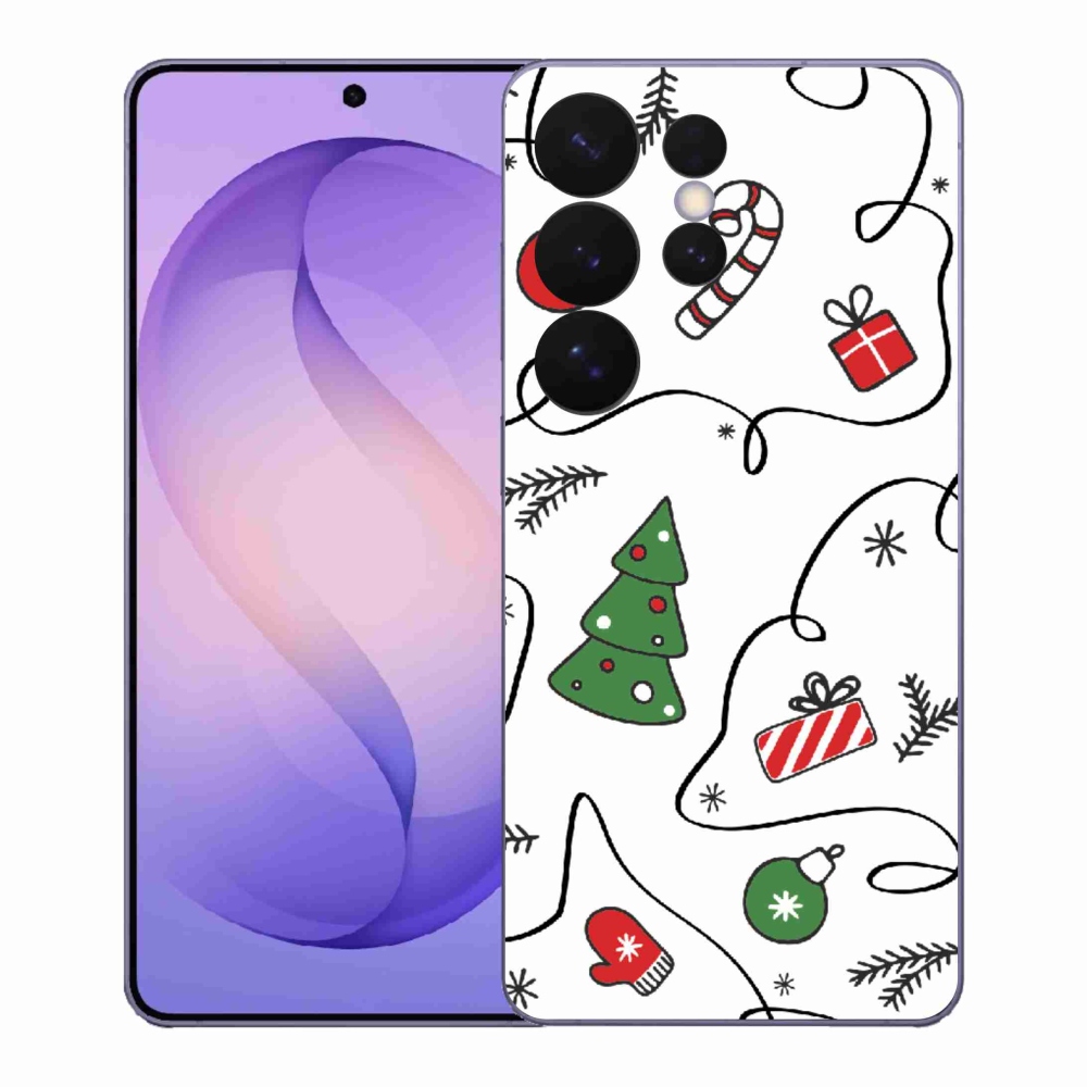 Gélový kryt mmCase na Samsung Galaxy S26 Ultra - vianočné motívy