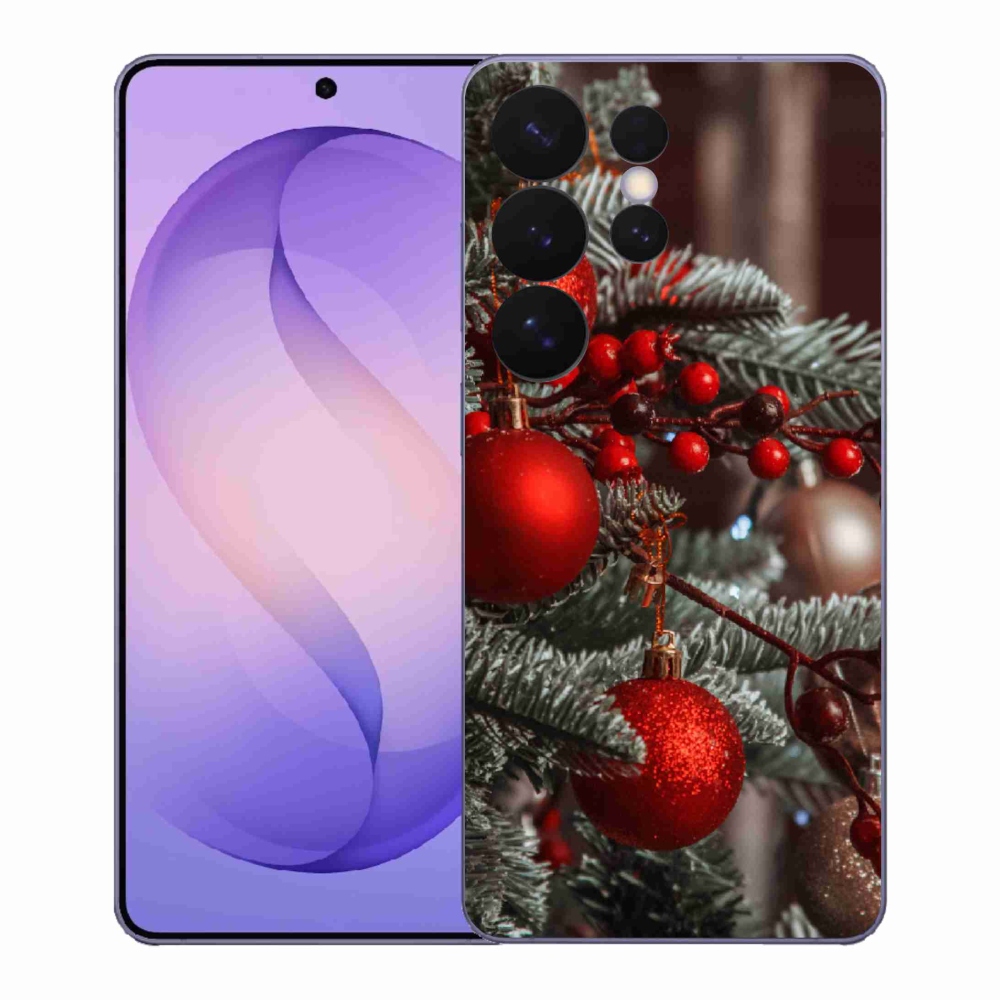 Gélový kryt mmCase na Samsung Galaxy S26 Ultra - vianočné ozdoby 2