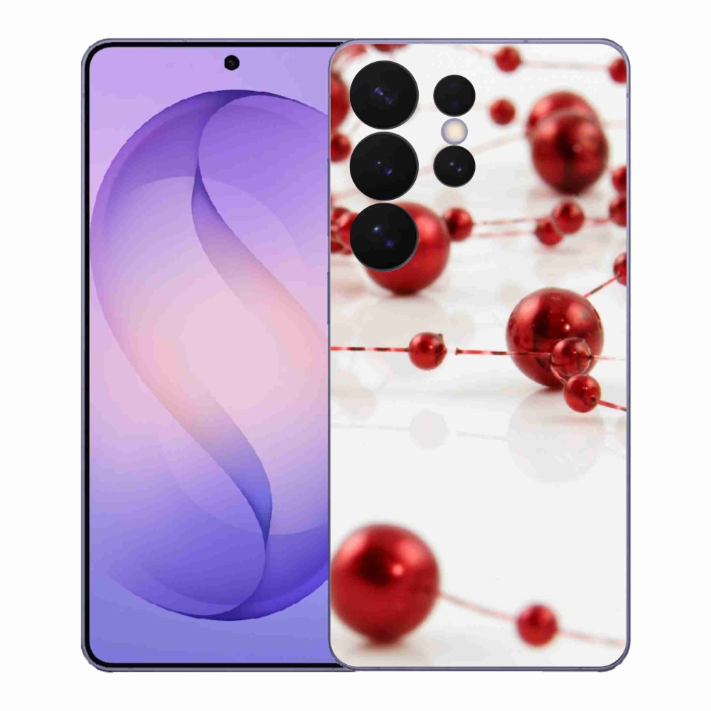 Gélový kryt mmCase na Samsung Galaxy S26 Ultra - vianočná reťaz