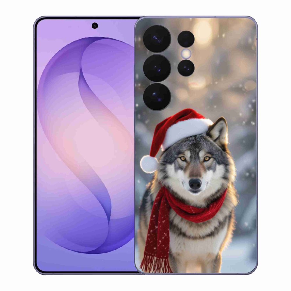 Gélový kryt mmCase na Samsung Galaxy S26 Ultra - vianočný vlk