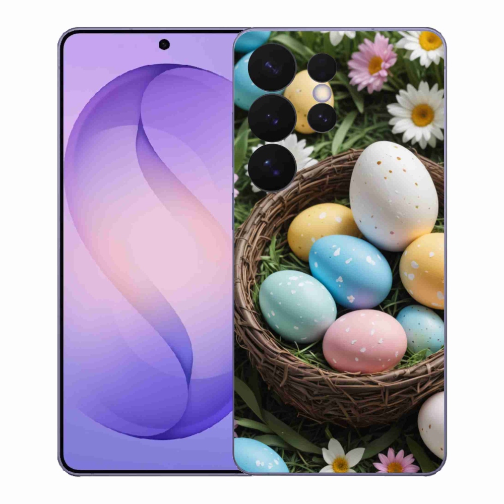 Gélový kryt mmCase na Samsung Galaxy S26 Ultra - veľkonočné vajíčka 2