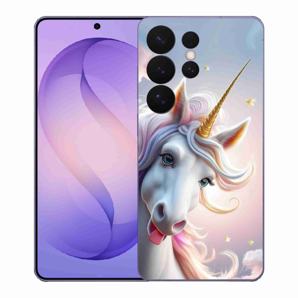 Gélový kryt mmCase na Samsung Galaxy S26 Ultra - veselý jednorožec