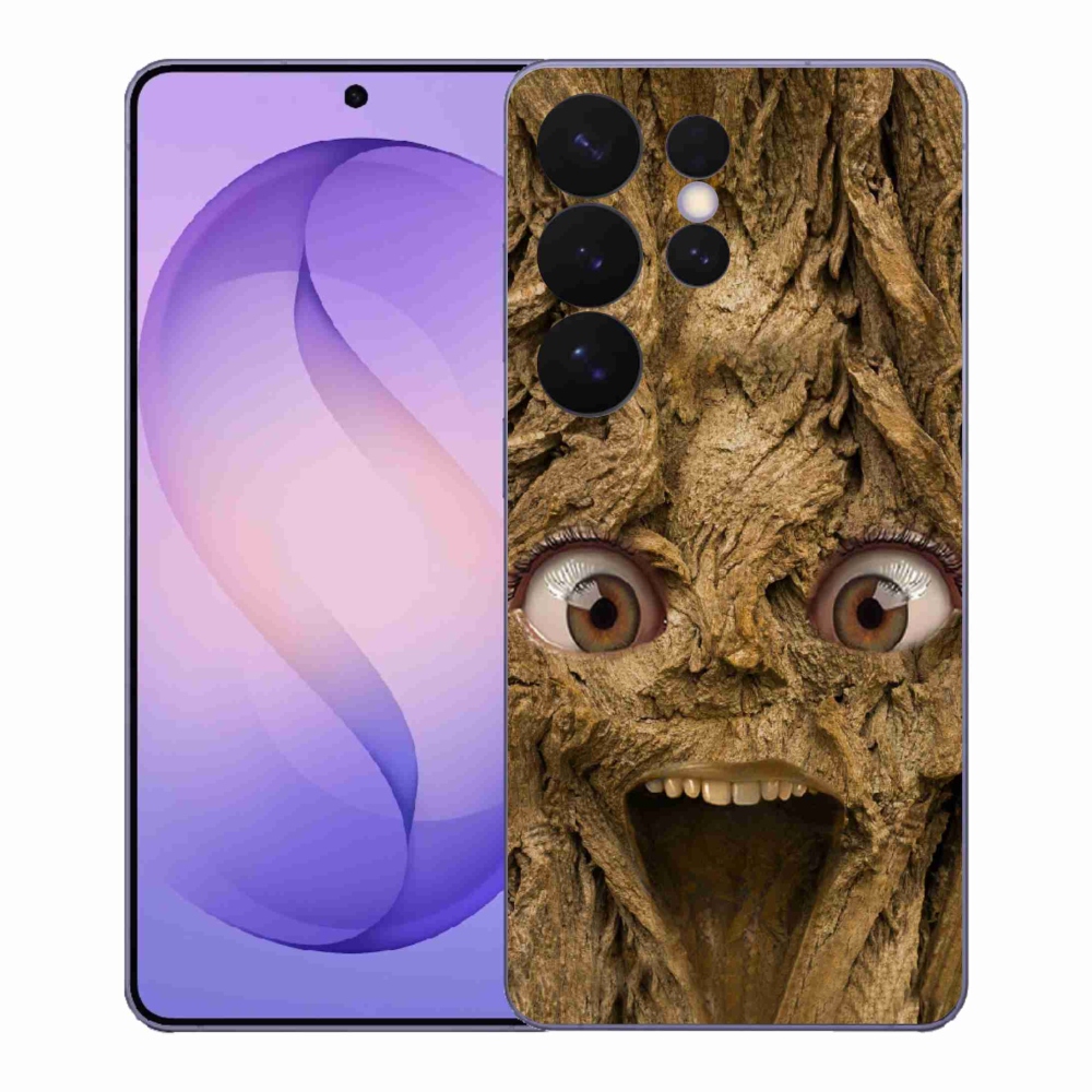 Gélový kryt mmCase na Samsung Galaxy S26 Ultra - veselý strom s očami