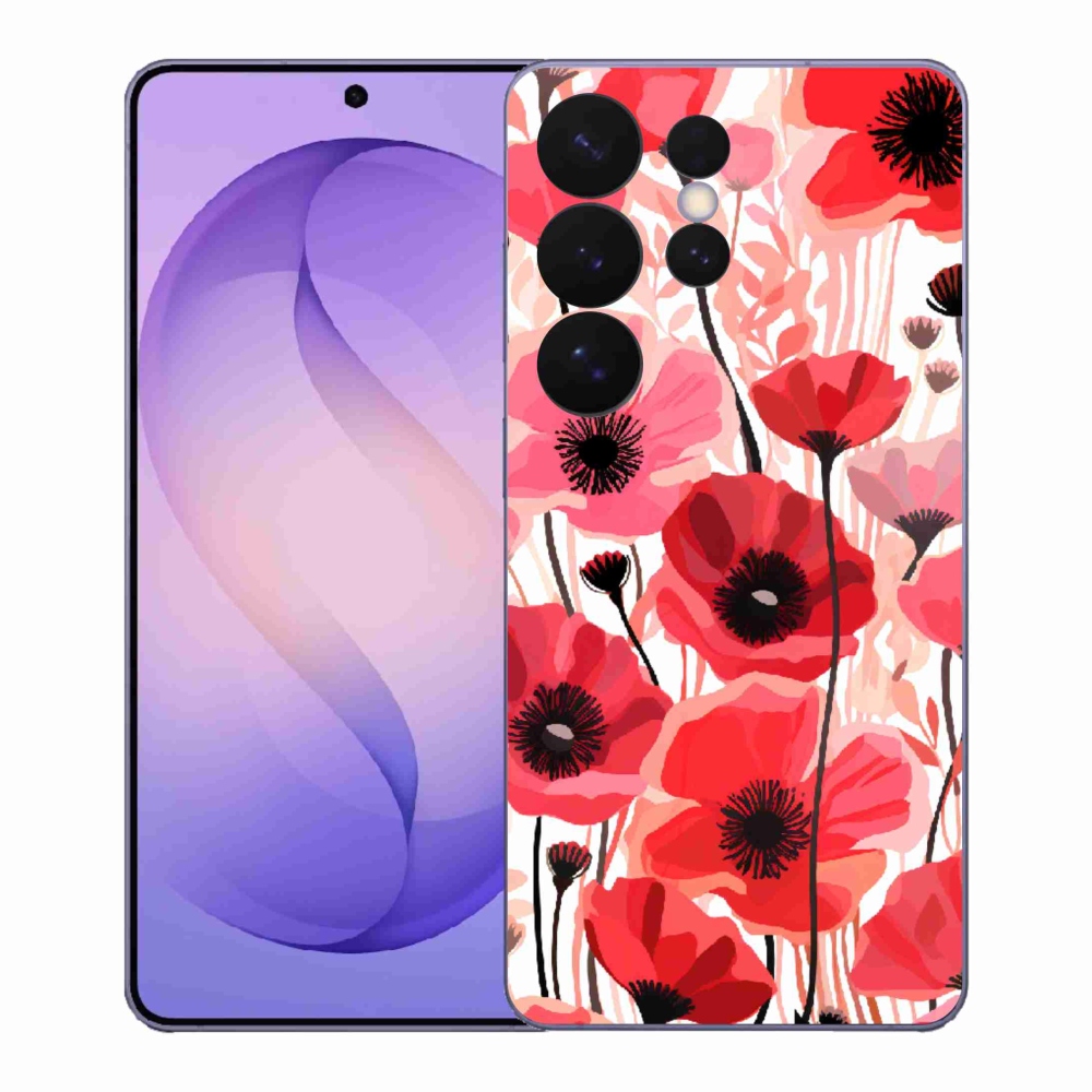 Gélový kryt mmCase na Samsung Galaxy S26 Ultra - vlčí mak 1