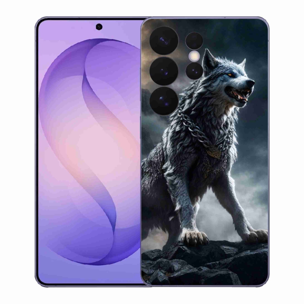 Gélový kryt mmCase na Samsung Galaxy S26 Ultra - vlk 1
